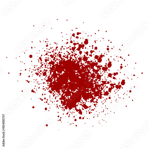 Blood splash flat