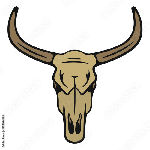 Cowboy bull head