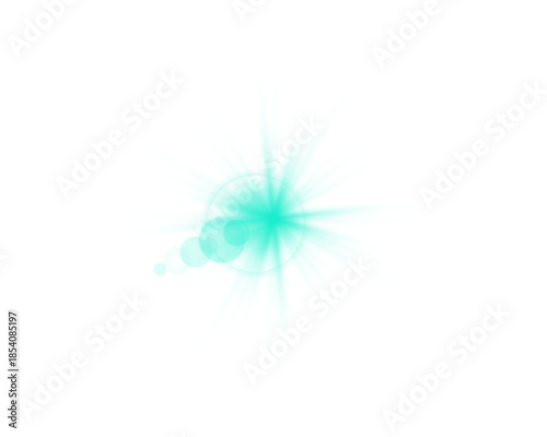 Sunlight lens flare, sun flash with rays and spotlight. Burst explosion on a white background. Vector illustration.