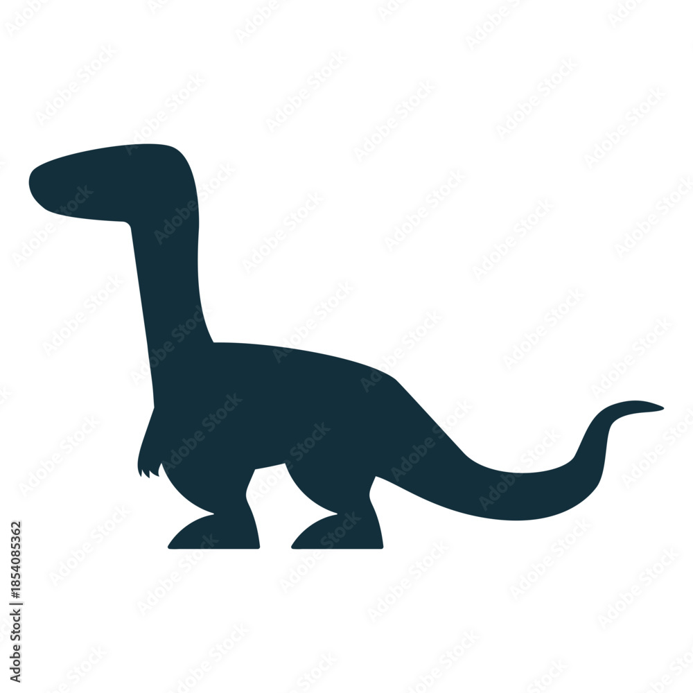Fototapeta premium Dino trex silhouette