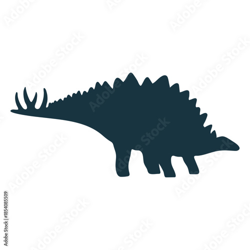 Stegosaurus dinosaur silhouette