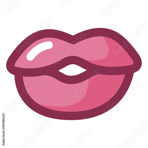 Valentine plump lips
