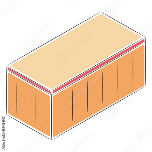 Storage unit isometric