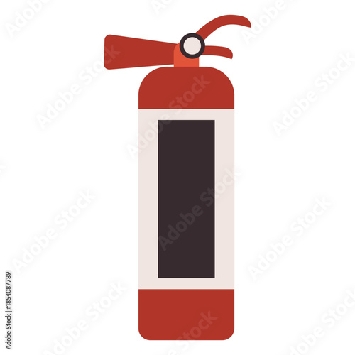 Fire extinguisher colorful icon extinguisher