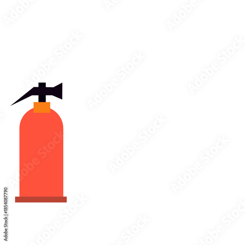 Fire extinguisher flat