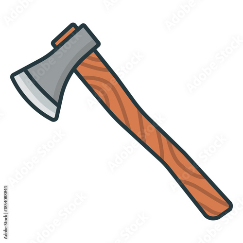 Lumberjack axe icon axe