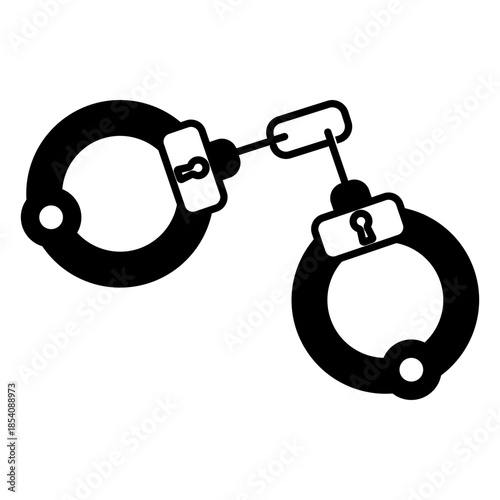 Police elements hand cuffs