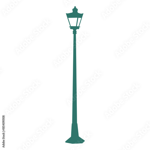 Street light pole lamp vintage