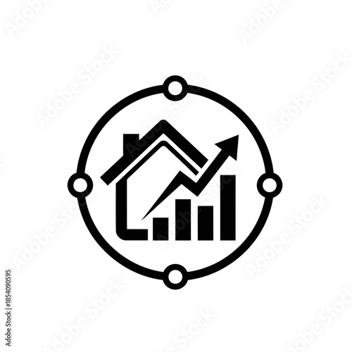 Property Investment Growth Graphic Illustration