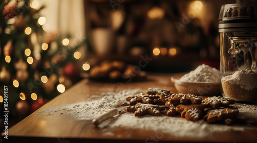 A Cozy Christmas Kitchen with Homemade Holiday Baking