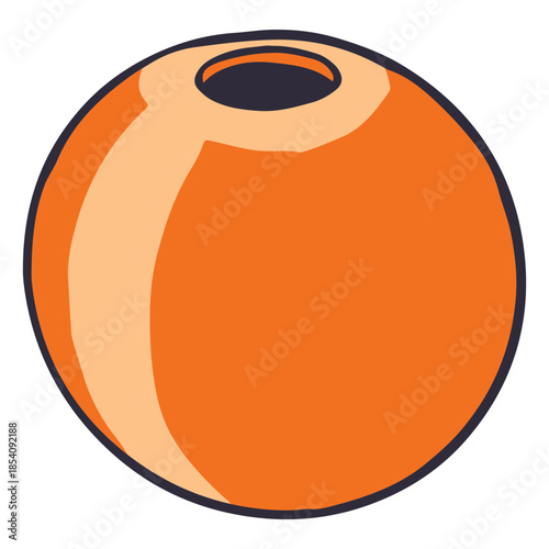 Decoration bead color-stroke