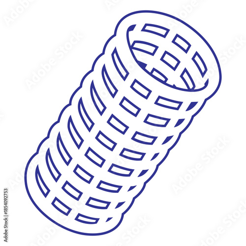 Old school vintage hair curler