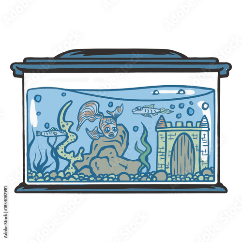 Fishes in fishtank