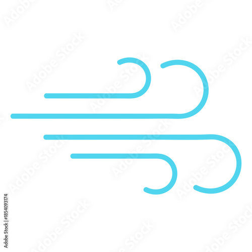 Wind blowing icon