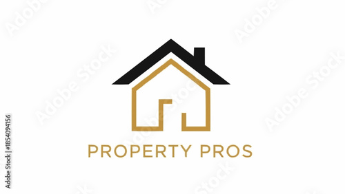 Property Pros Logo Design House Icon.