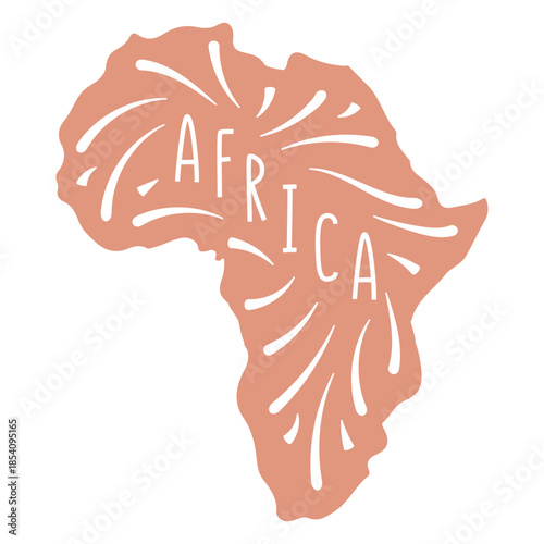 African Continent Map