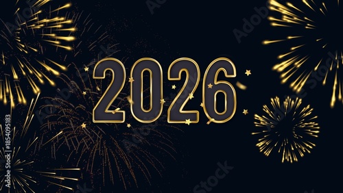 Gold and Black Modern New Year’s Party Celebration Presentation - 2