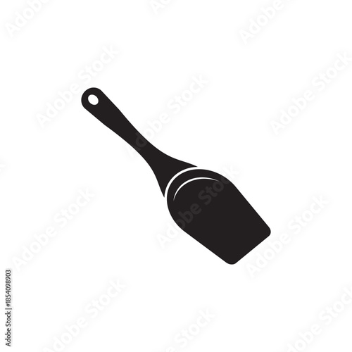 Cooking utensil spatula icon isolated on white background.