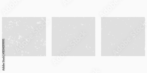 Three blank gray panels with speckled texture simple and minimalist composition