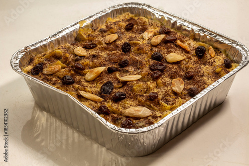 klapertaart cake on the table