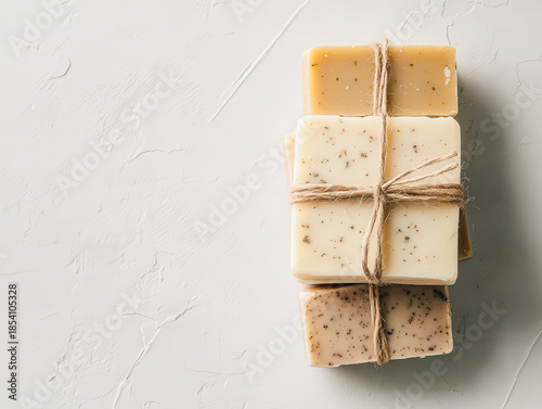 Artisan Soap Bars Tied with Natural Twine