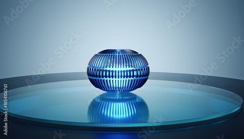 Advanced blue technology orb high resolution photo