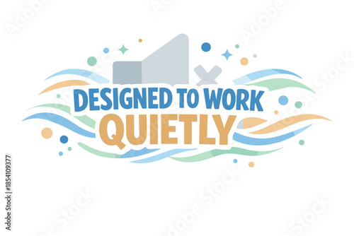 Designed to work quietly: noise-reducing graphic design