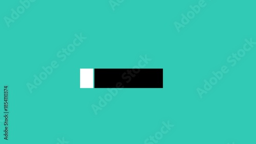 Lower Third Title Red-White, Animated Template on Blank Background. Minimalist lower third animation with red colors. Suitable for content information or broadcasting. Video animation in 4k quality