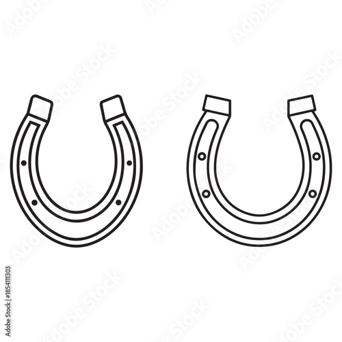 horseshoe icon Vector 