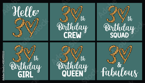 30 years old t shirt design