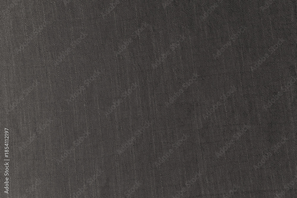 Fototapeta premium Black eco fabric texture background close up