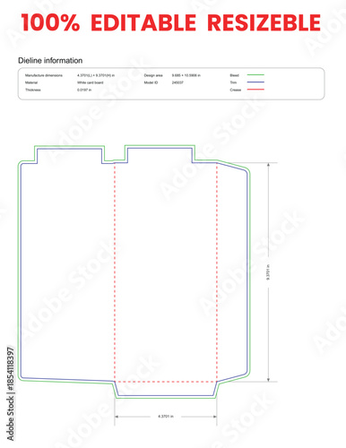 rectangle envelope dieline template box dieline die lines packaging custom dieline  box cardboard box dieline pizza box dieline printable product packaging layout,
