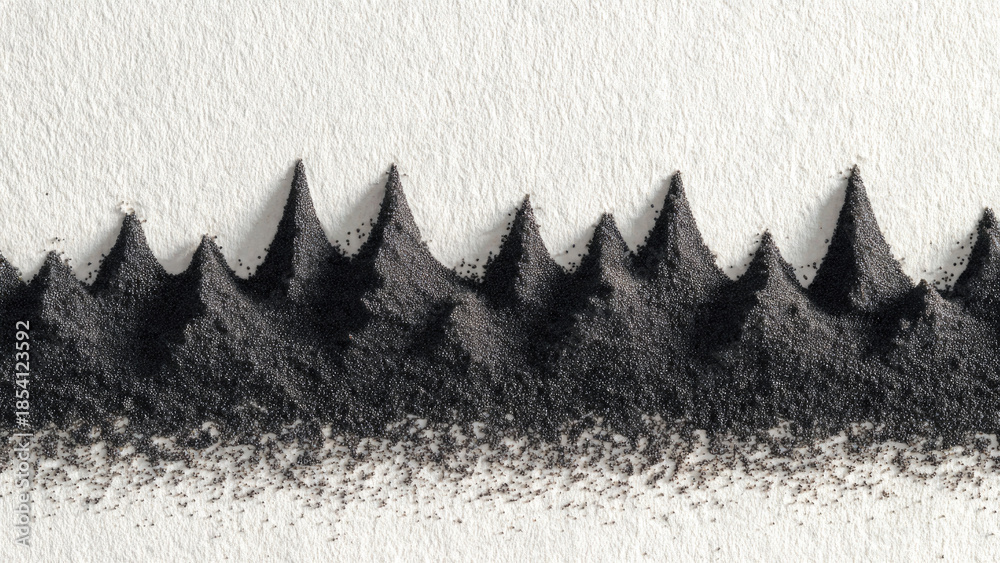 Obraz premium Black Sand Peaks