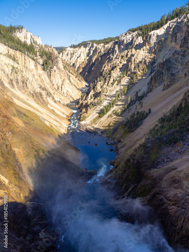 Shadows and Light in the Grand Canyon of the Yellowstone