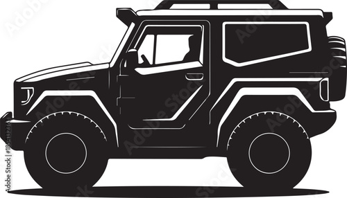 military truck isolated on white