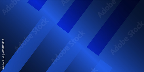 Abstract blue background with diagonal shapes design modern