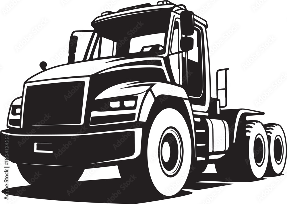 Fototapeta premium tractor isolated on white background