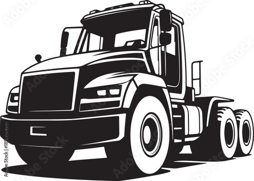 tractor isolated on white background