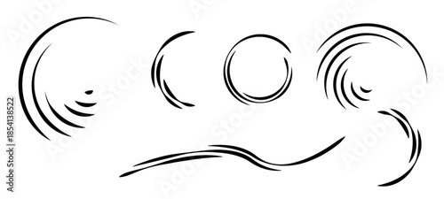 Blank mechanical clock face divided into seconds and minutes. Round meter scale. Watch dial. Timer template. Simple clock face. vector illustration of a face