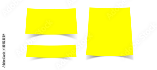 White paper circles with gold corner peels revealing shiny metallic backing - blank round stickers with curled edges.  yellow sticky notes