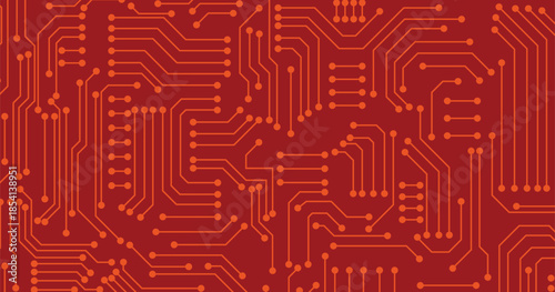 Circuit technology background with hi-tech digital data connection system and computer electronic design. 