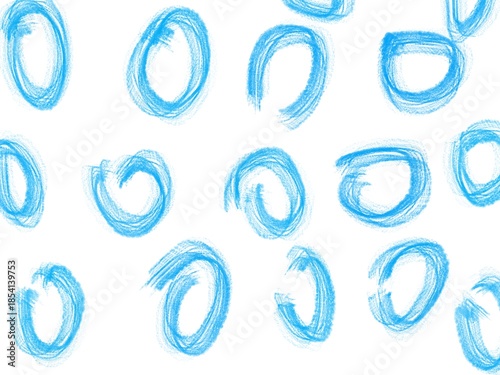 Hand drawn felt-tip pen blue coloring background. Template backdrop design illustration