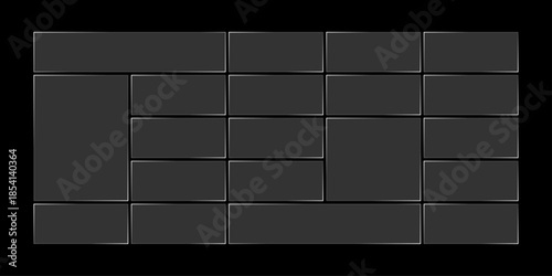 Futuristic transparent glass frames for website landing page. Digital banners UI templates design
