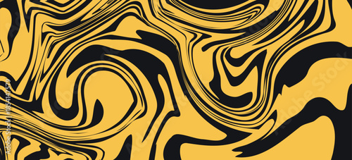 Luxurious Black and Gold Veined Marble Texture for Digital Backgrounds Seamless Pattern