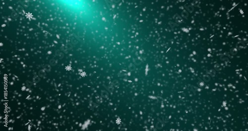 Winter magic comes to life in the dance of snowflakes - the atmosphere of cold and comfort envelops you from the first seconds. Fluffy snowflakes swirl, creating the atmosphere of a winter fairy tale.