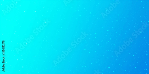 Abstract blue background design with bubbles and bright light textures featuring a cold winter sky pattern of snowflakes and stars for a decorative Christmas wallpaper or sea water backdrop