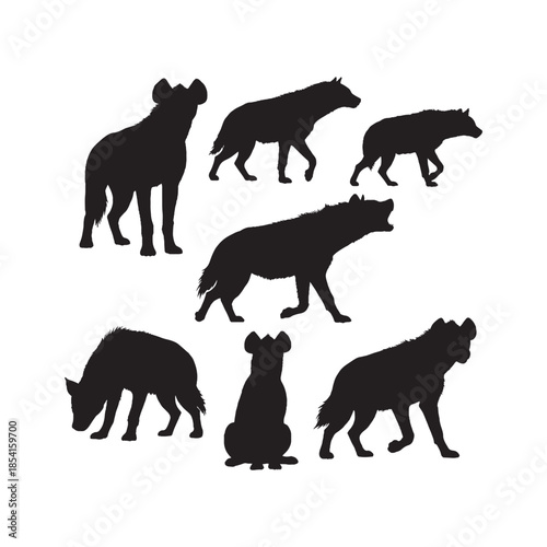 Hyena Silhouettes Collection