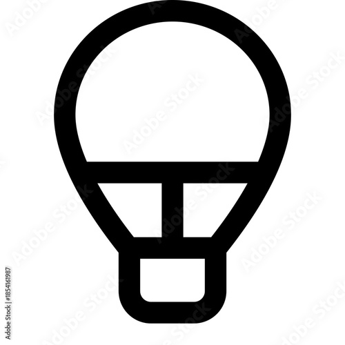 hot air ballon icon for illustration