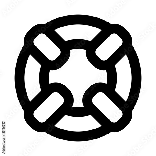lifebuoy icon for illustration