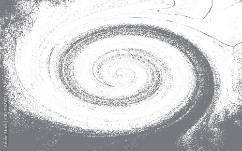 Circular Grunge Overlay Texture with Round Dust Particles and Noise Effect.Round Grunge Dust and Noise Texture Overlay with Distressed Grain Detail